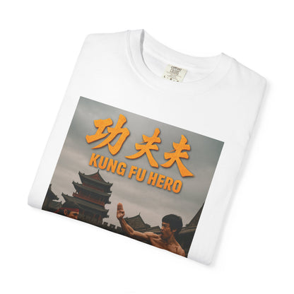 Kung Fu Hero Unisex T-Shirt, Retro Martial Arts Tee, Gift for Action Movie Fans, Casual Wear, Unique Graphic Shirt