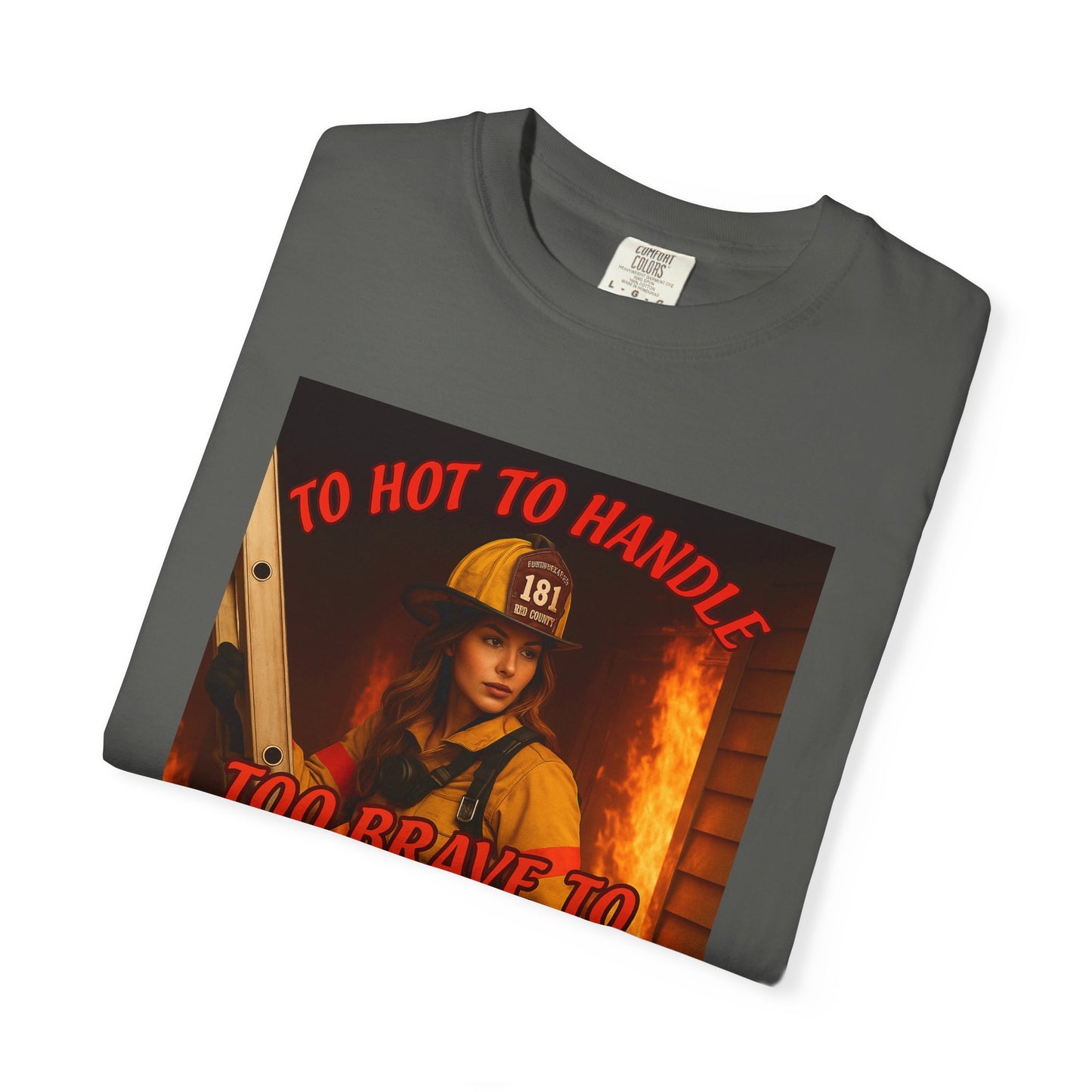 Brave Firefighter T-Shirt, Unisex Graphic Tee, Gift for Firefighters, Patriotic T-Shirt, Support Our Heroes