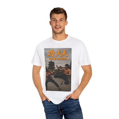 Kung Fu Hero Unisex T-Shirt, Retro Martial Arts Tee, Gift for Action Movie Fans, Casual Wear, Unique Graphic Shirt
