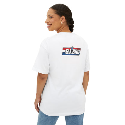 G.I. Bro Oversized Tee - Celebrate Heroes, Veteran Gift, Casual Style, Patriotic Apparel, Unisex Graphic Shirt