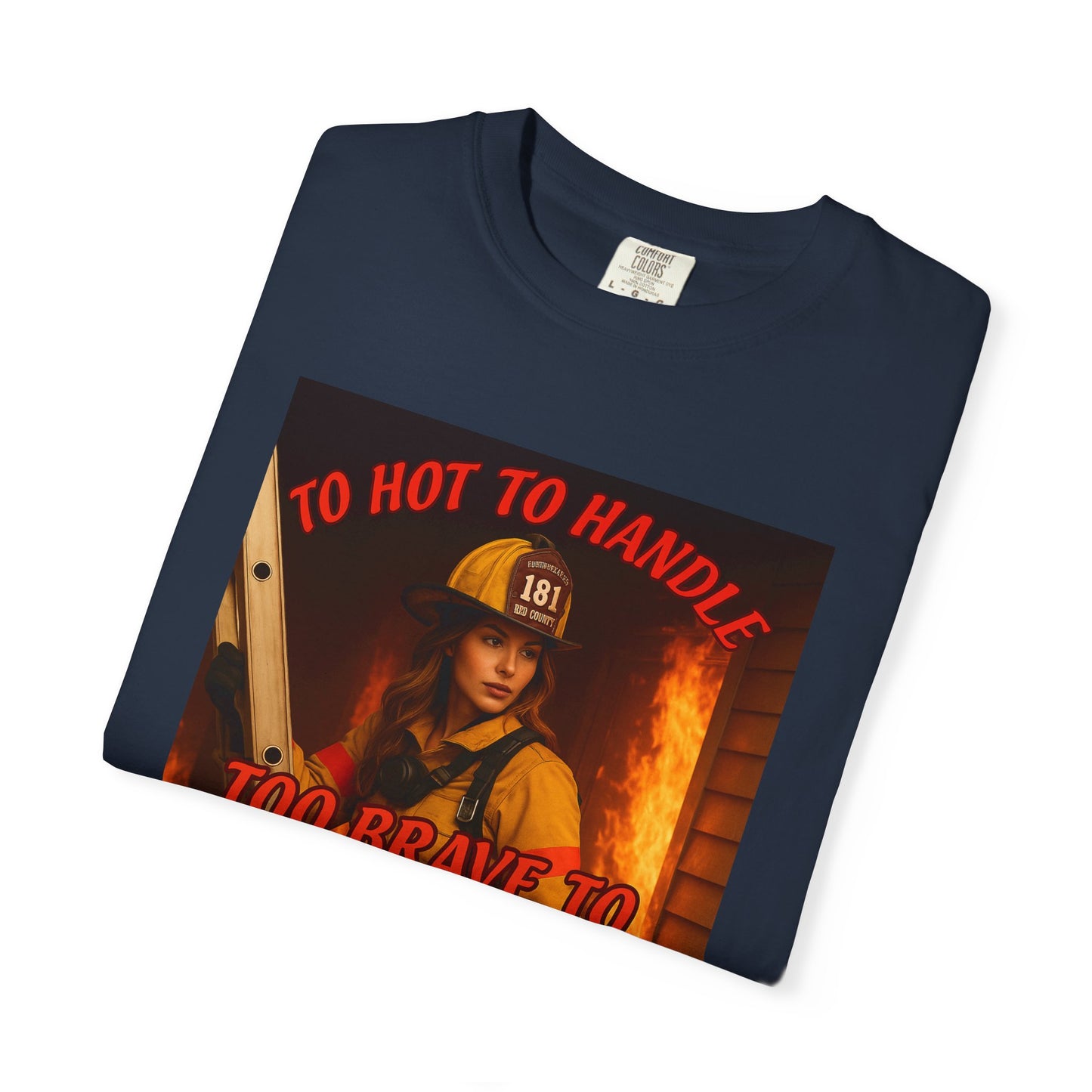 Brave Firefighter T-Shirt, Unisex Graphic Tee, Gift for Firefighters, Patriotic T-Shirt, Support Our Heroes