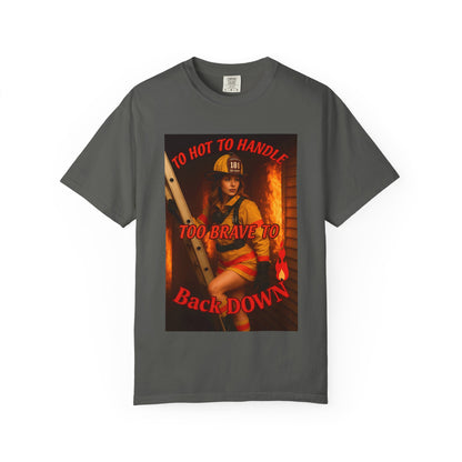 Brave Firefighter T-Shirt, Unisex Graphic Tee, Gift for Firefighters, Patriotic T-Shirt, Support Our Heroes