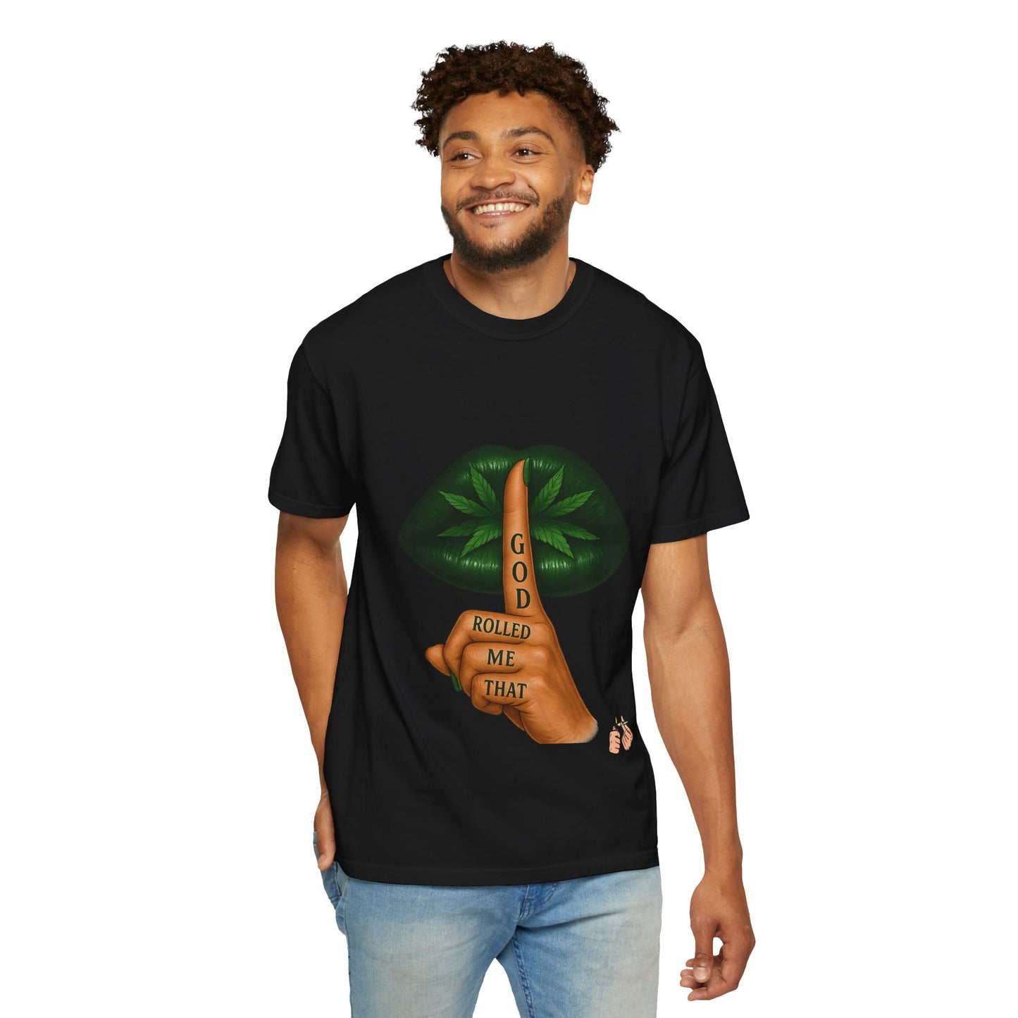 God Rolled Me That T-Shirt | Fun Unisex Tee | Stoner Gift | Casual Wear | Birthday Present | Chill Vibes | Festival Apparel