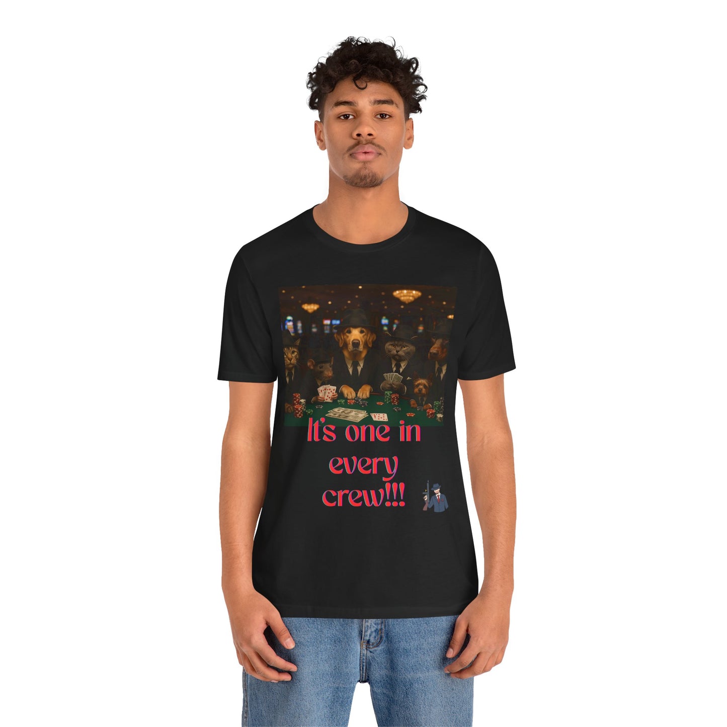 Unisex Short Sleeve Tee - 'It's One in Every Crew!' Graphic Tee for Casual Wear, Gifts, Parties, Events, and Gatherings