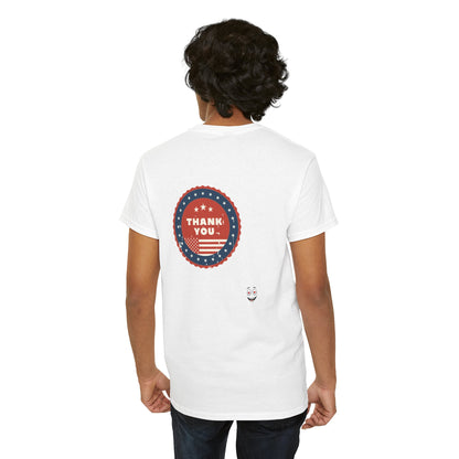 Heroic Firefighter Tee - Unisex Heavy Cotton Shirt, First Responder Gift, Thank You T-Shirt, Casual Wear, Patriotic Apparel