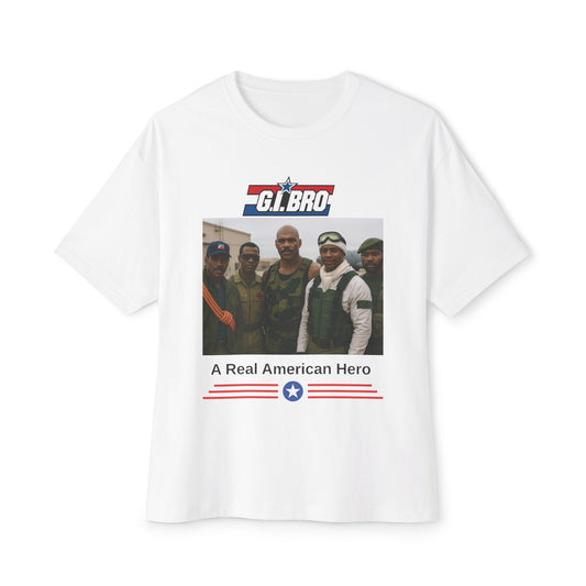 G.I. Bro Oversized Tee - Celebrate Heroes, Veteran Gift, Casual Style, Patriotic Apparel, Unisex Graphic Shirt