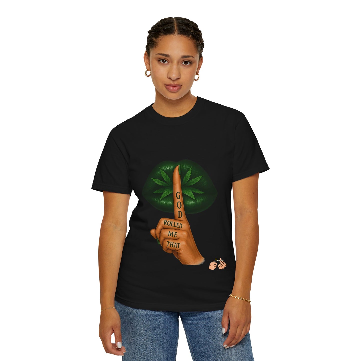 God Rolled Me That T-Shirt | Fun Unisex Tee | Stoner Gift | Casual Wear | Birthday Present | Chill Vibes | Festival Apparel