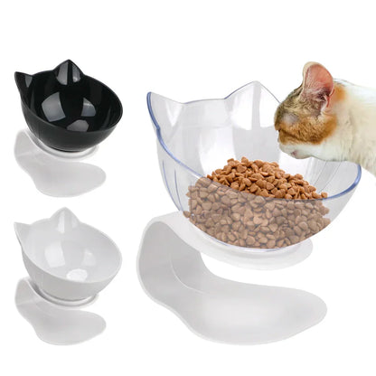 Ergonomic Double Pet Bowl Set – Non-Slip, Raised Stand for Dogs & Cats
