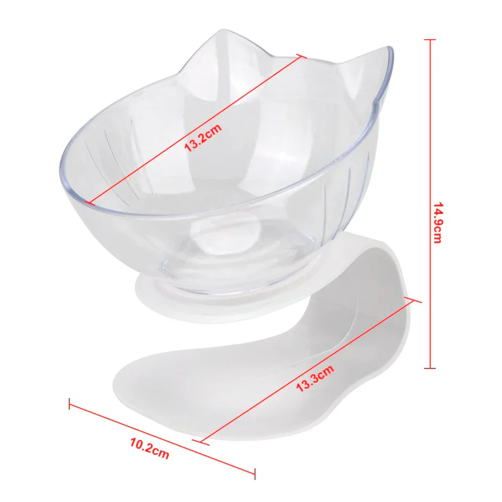 Ergonomic Double Pet Bowl Set – Non-Slip, Raised Stand for Dogs & Cats