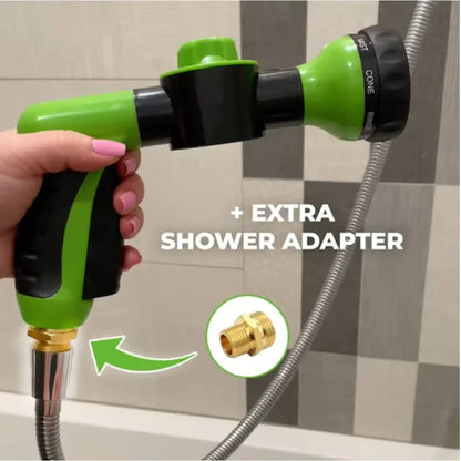 Adjustable Pet Wash Sprayer – Foam & Rinse Hose Attachment for Dogs