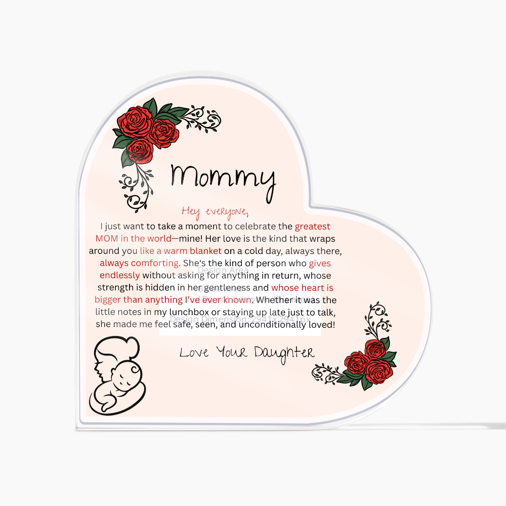 I love U Mommy