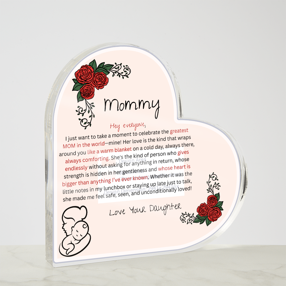 I love U Mommy