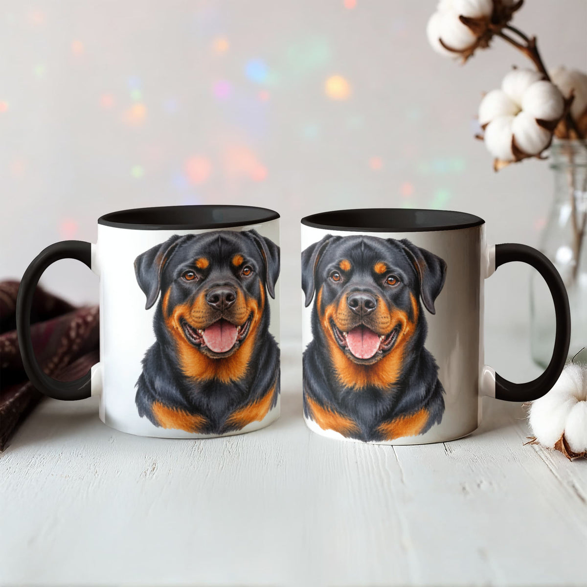 Paws & Sips: Double-Sided Dog Lover Mugs
