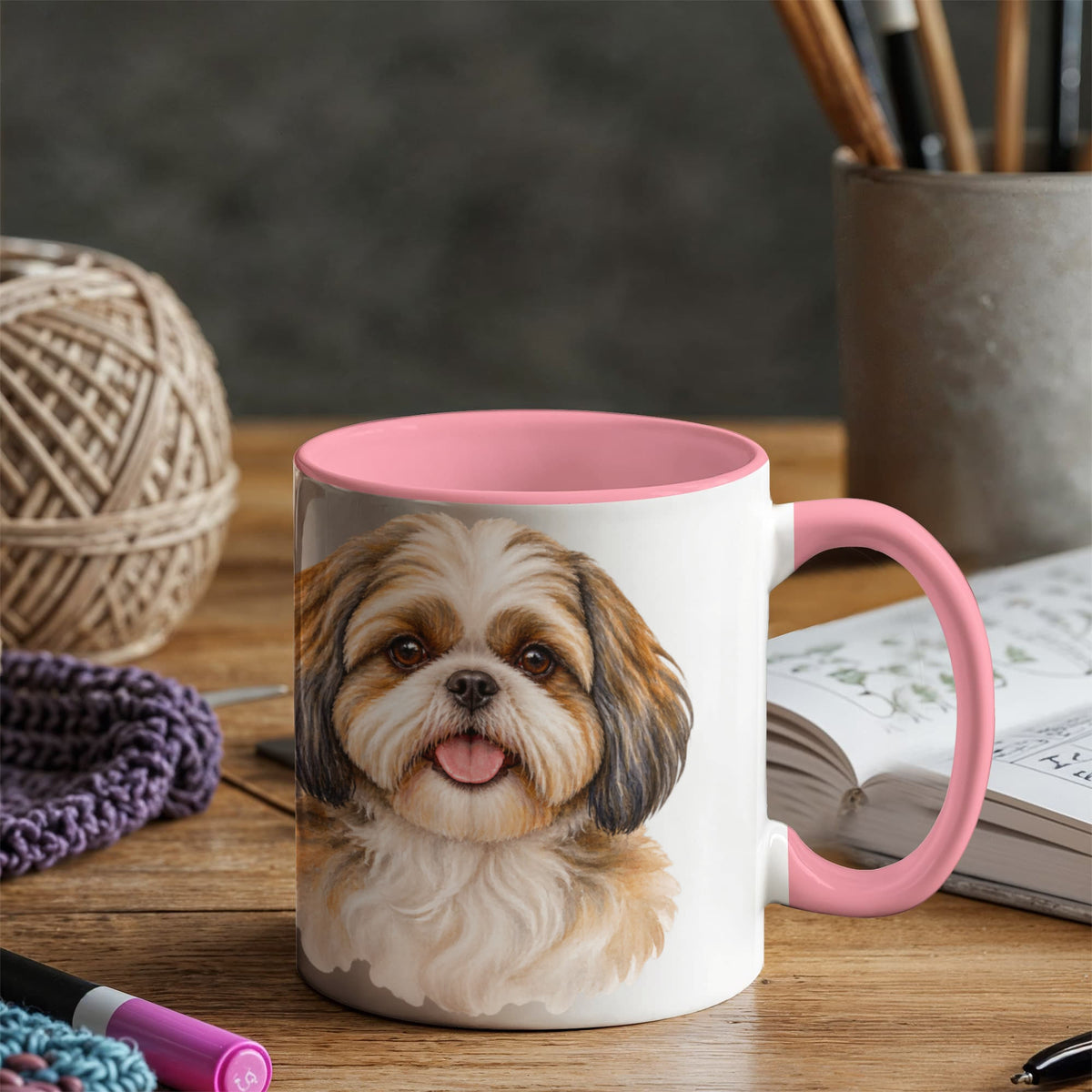 Paws & Sips: Double-Sided Dog Lover Mugs